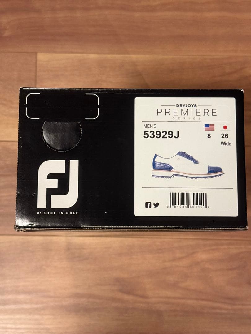 【新品・未使用】FOOTJOY PREMIERE ターロウ 53929J 26㎝