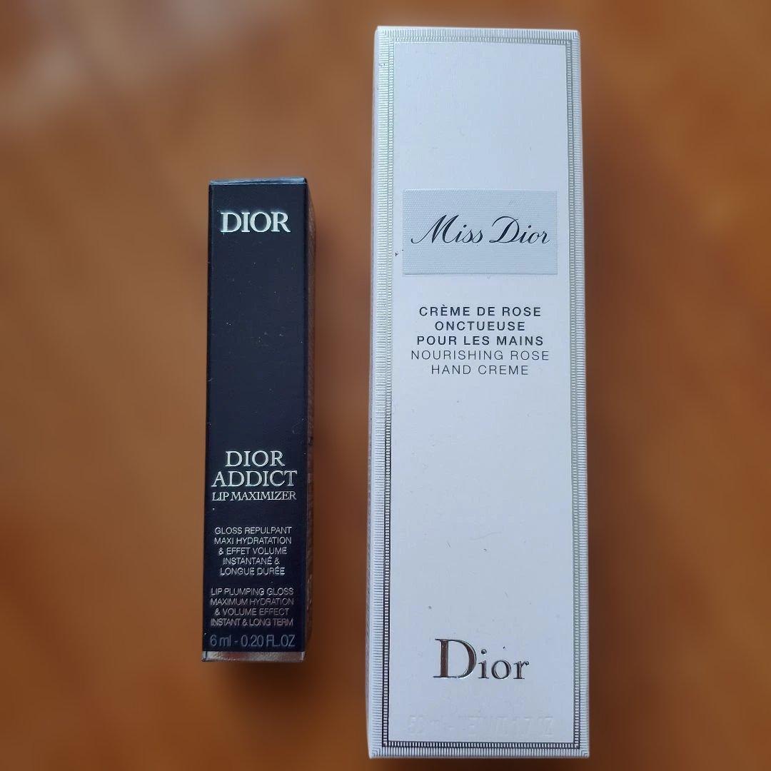 Dior Addict Lip Maximizer & ハンドクリーム