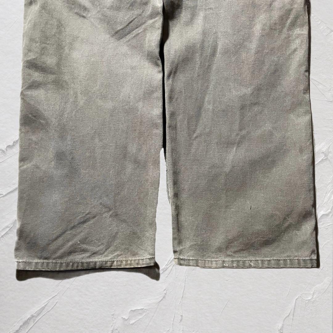 Dickies ダック ペインターパンツ フェード グレー W36