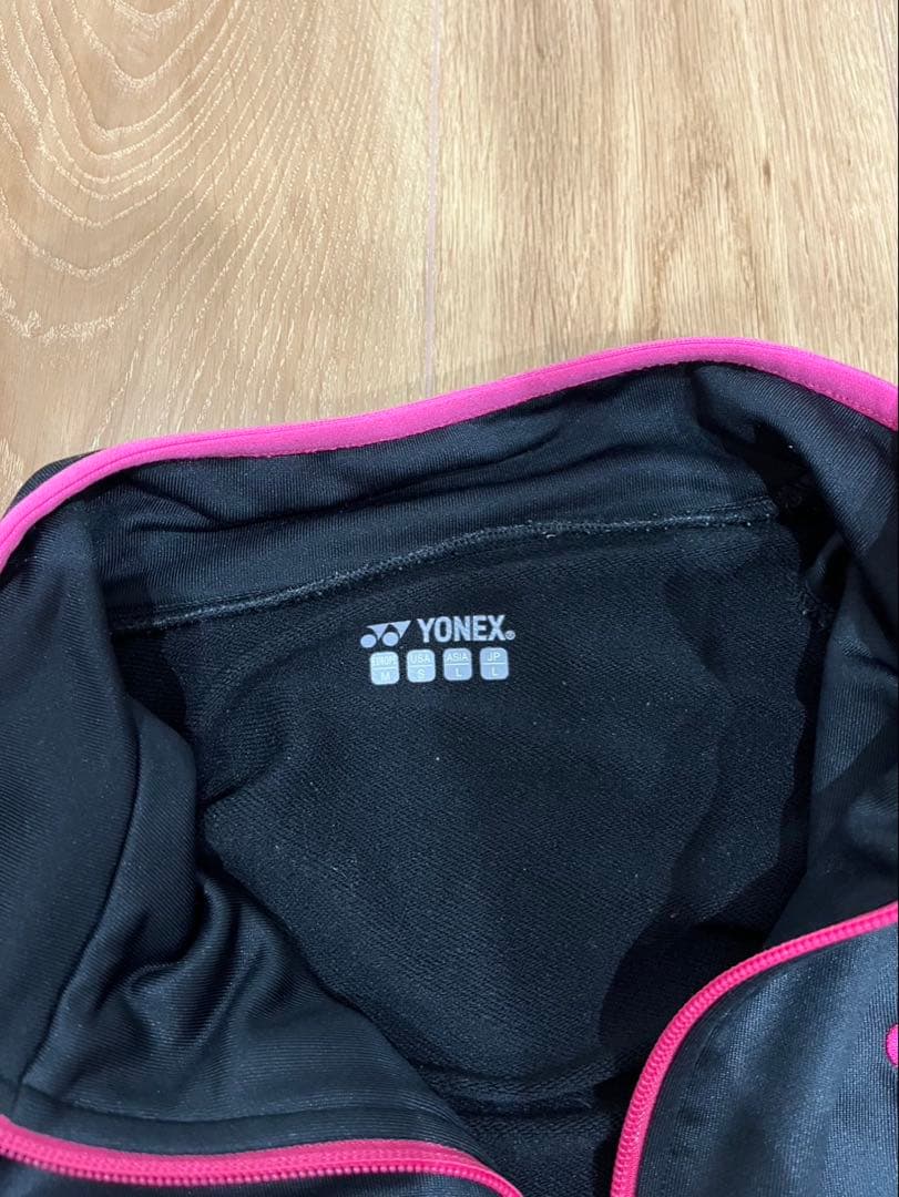 たいさ！ YONEX ウォームアップウェア ブラック/ピンク希少品