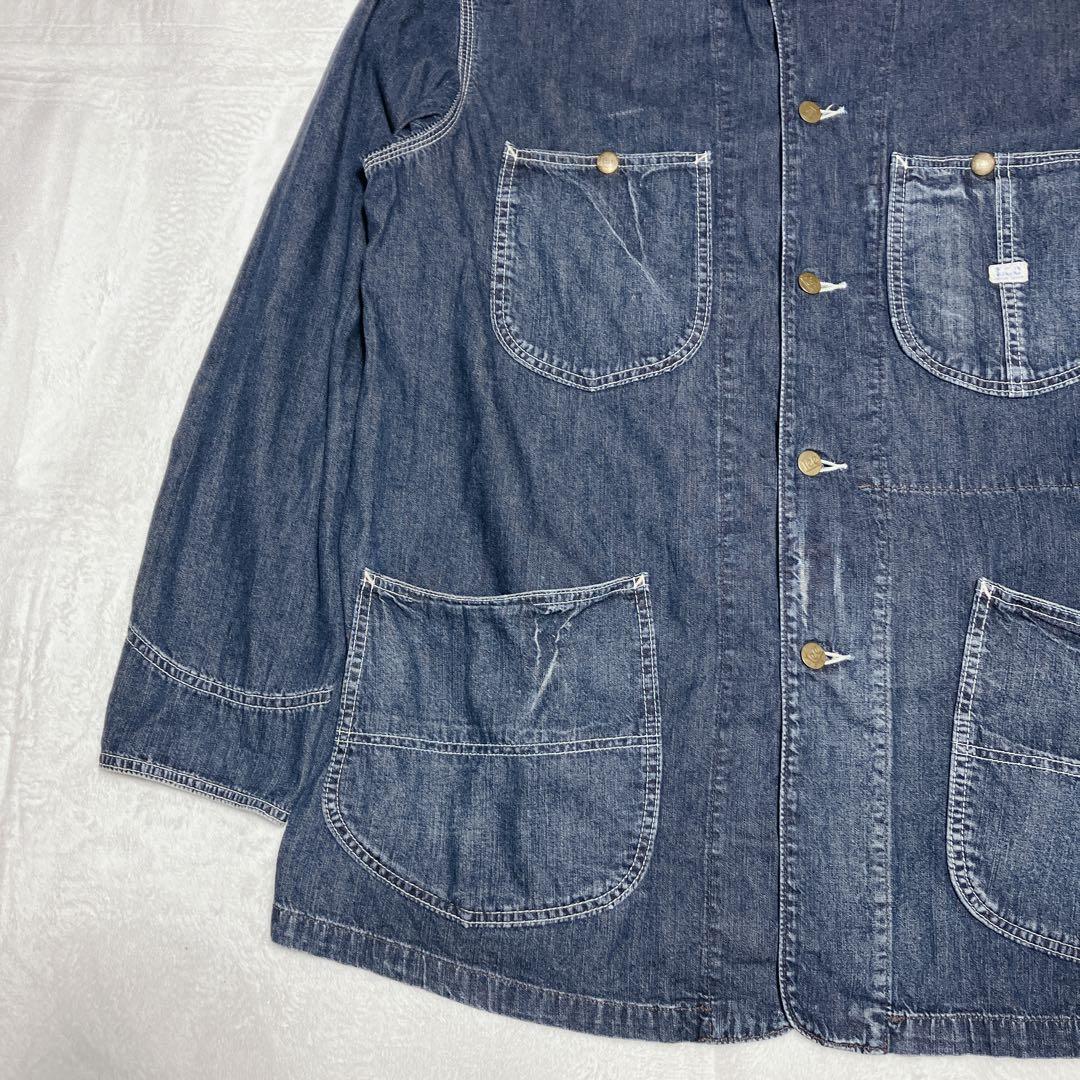 Lee デニム カバーオール 復刻 91-J 19418 ユニオンメイド 42
