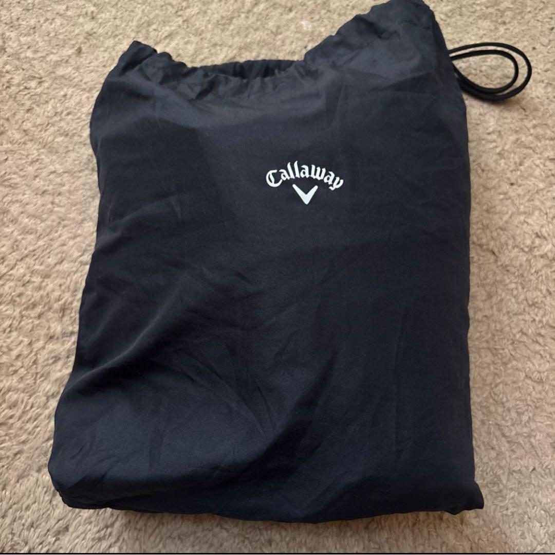 Callaway レディース レインウェア ダークグリーン チェック柄