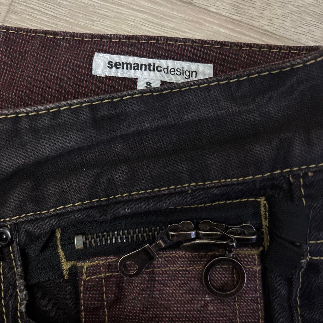 semanticdesign ギミック ブーツカットデニム Y2K アーカイブ