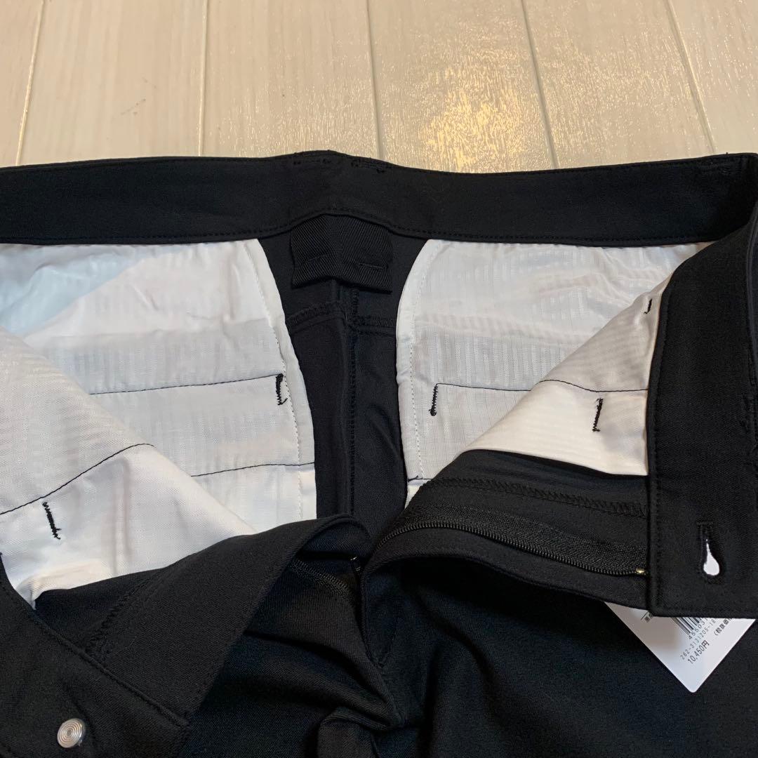 新品■10,450円【ジャックバニー 】メンズ　ロングパンツ　4/M ゴルフ　黒