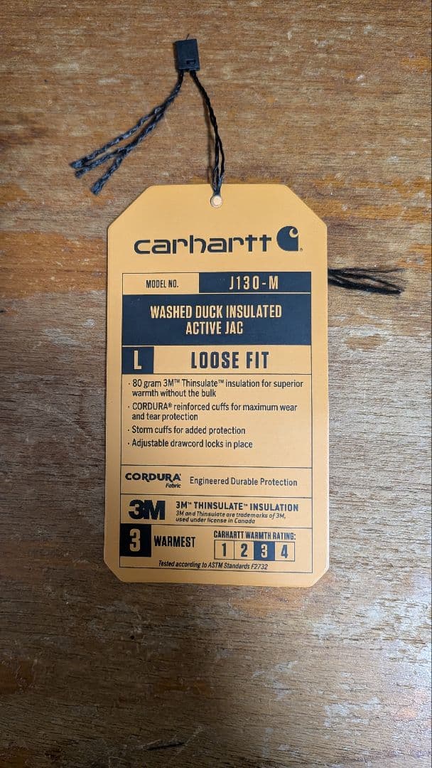 carheartt アクティブジャケット 購入不可です 事務局に問い合わせ中です
