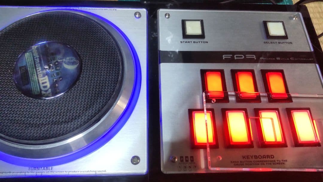 ビートマニア dao 最新型FP7 三和ボタン 静音化 EMPシート