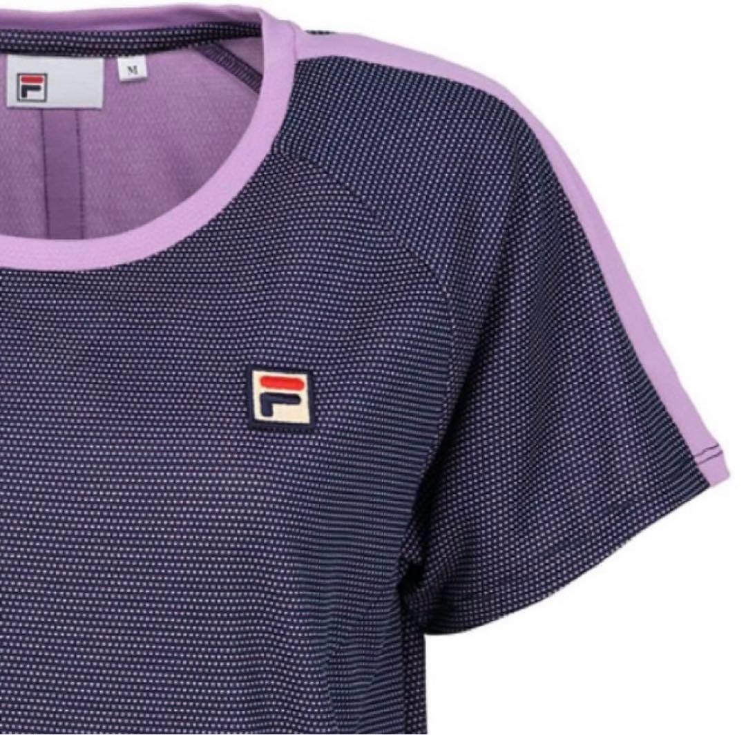 No.859 FILA 秋色素敵Colorのズリ上がらないワンピ☆XL☆NAVY