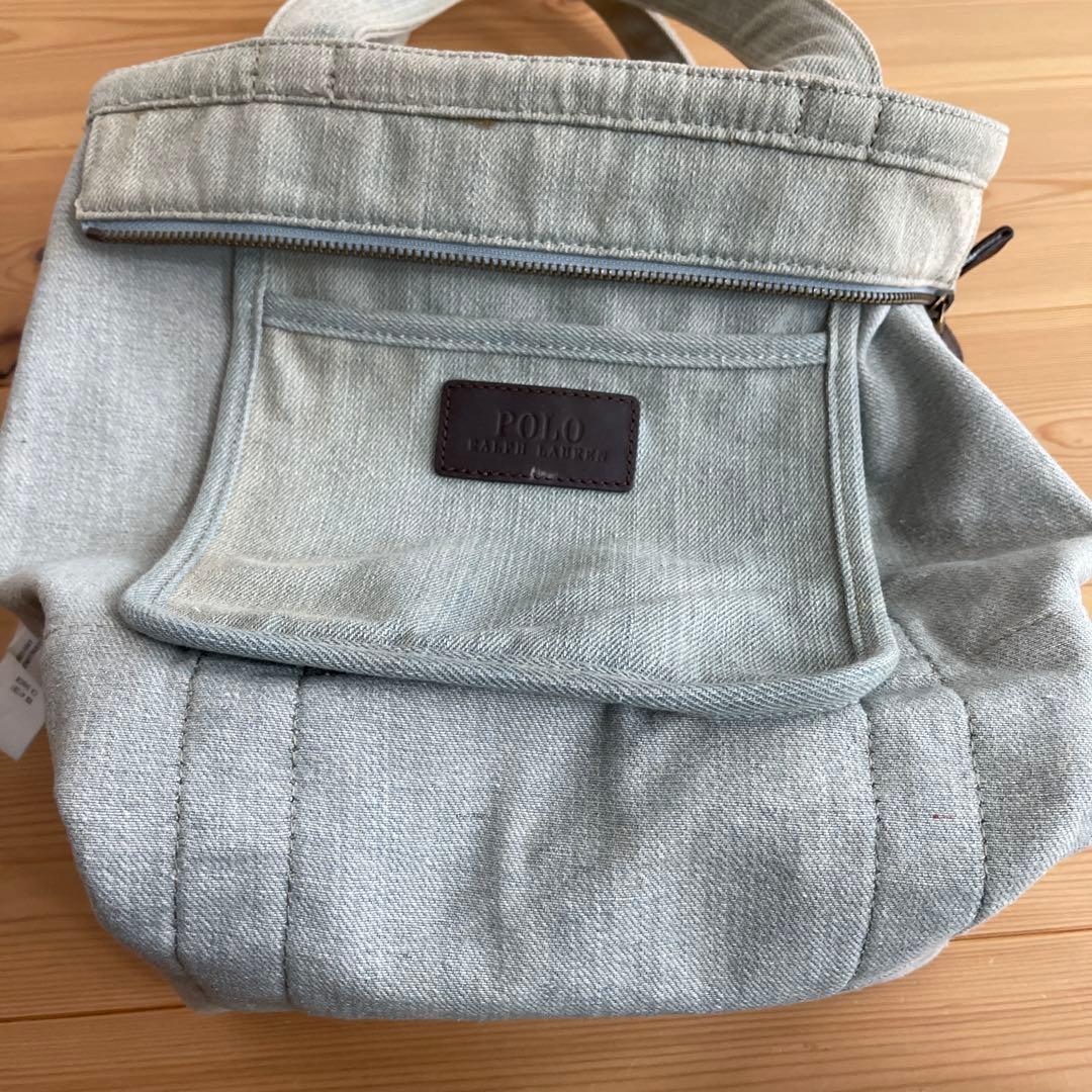 Polo Ralph Lauren ポロベアトートバッグ　デニムヴィンテージ加工