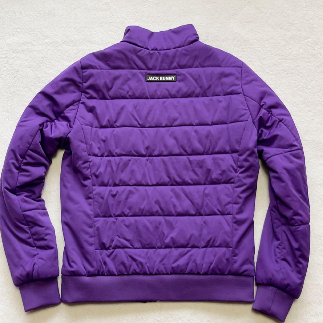 極美品　ジャックバニー 中綿　ブルゾン 　ジャケット　エアシャット　パープル