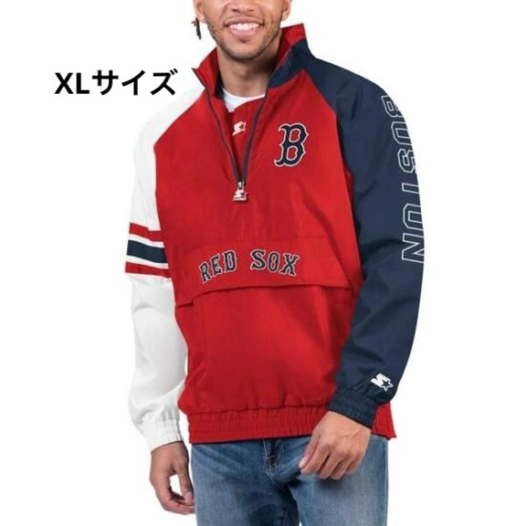 【新品タグ付き】ボストンレッドソックス　ハーフジップジャケット　XL