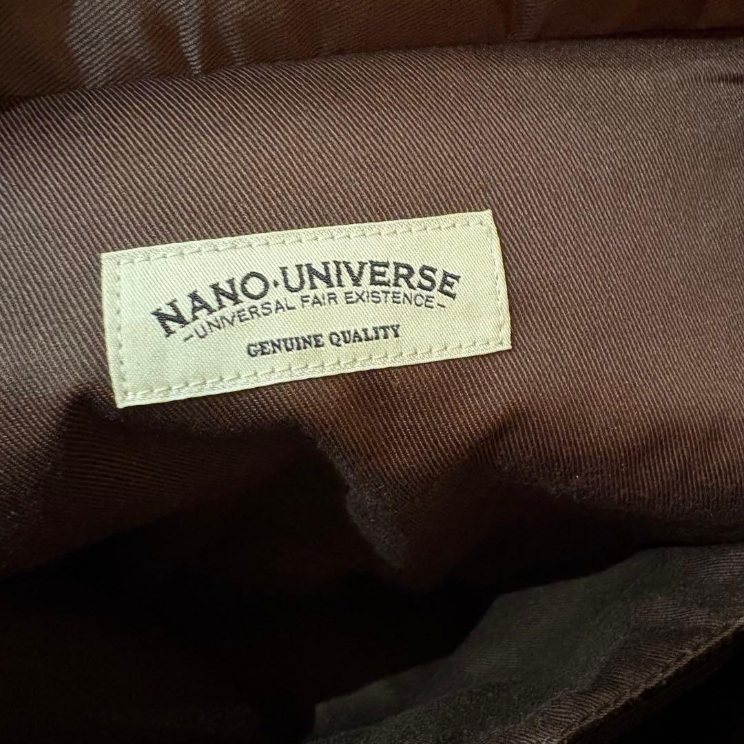 nano universe レザー 大きめトートバッグ