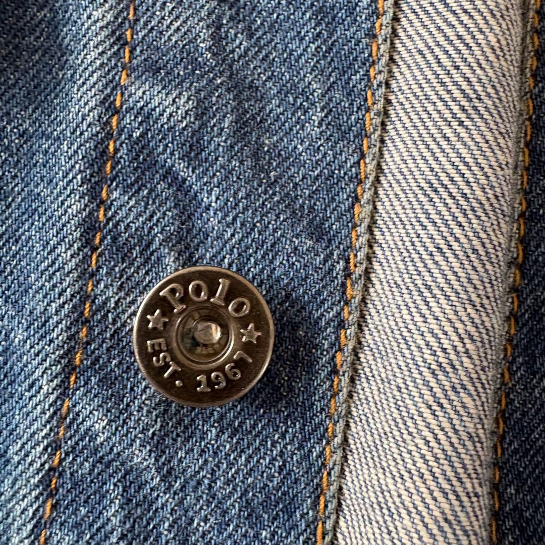 美品　POLObyRalphLauren ラルフ　デニムジャケット Gジャン