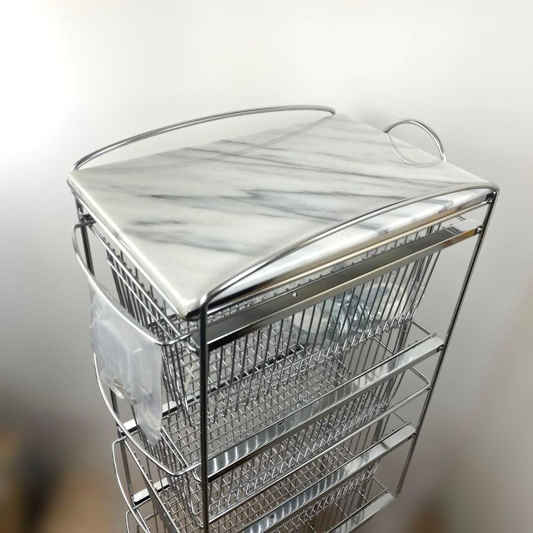 (新品) アスプルンド (ASPLUND) マーブルトップ3Dスリムトローリー