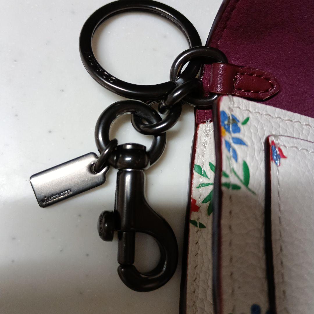 COACH バッグチャームワイドフラワー