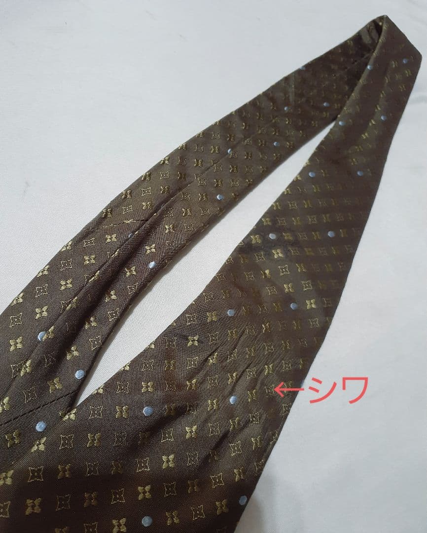 LOUIS VUITTON ルイヴィトン ネクタイ モノグラム ドット