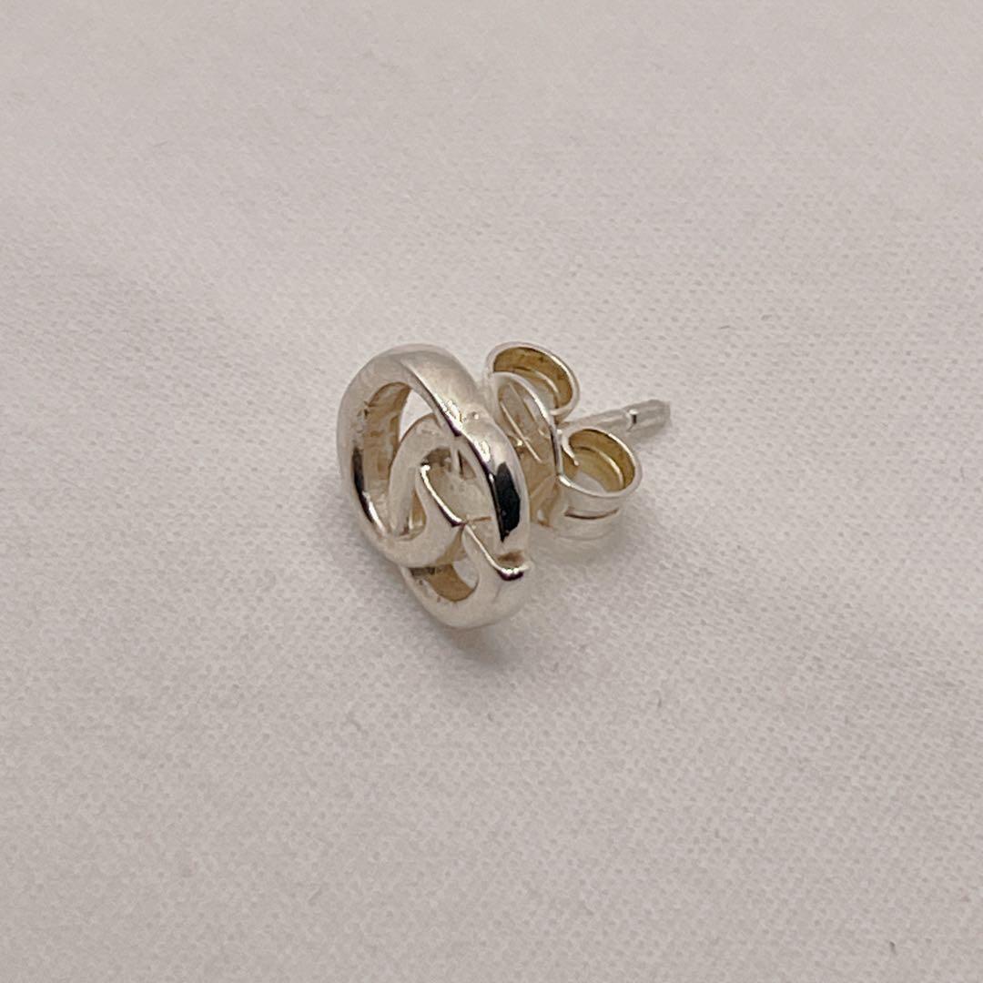 【美品】　GUCCI インターロッキング ピアス　片耳　キャッチ グッチ