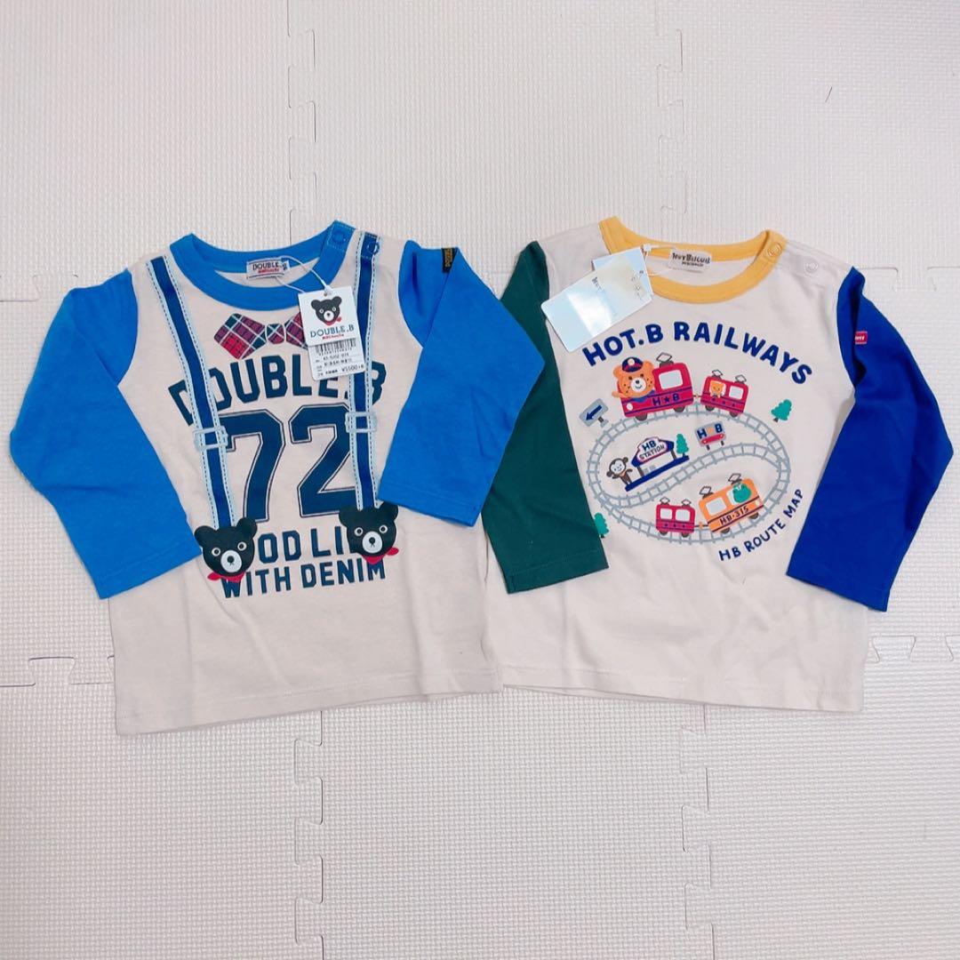 a*a様 新品‼️まとめ売り❤️90 ミキハウス　長袖　カットソー　男の子　秋冬