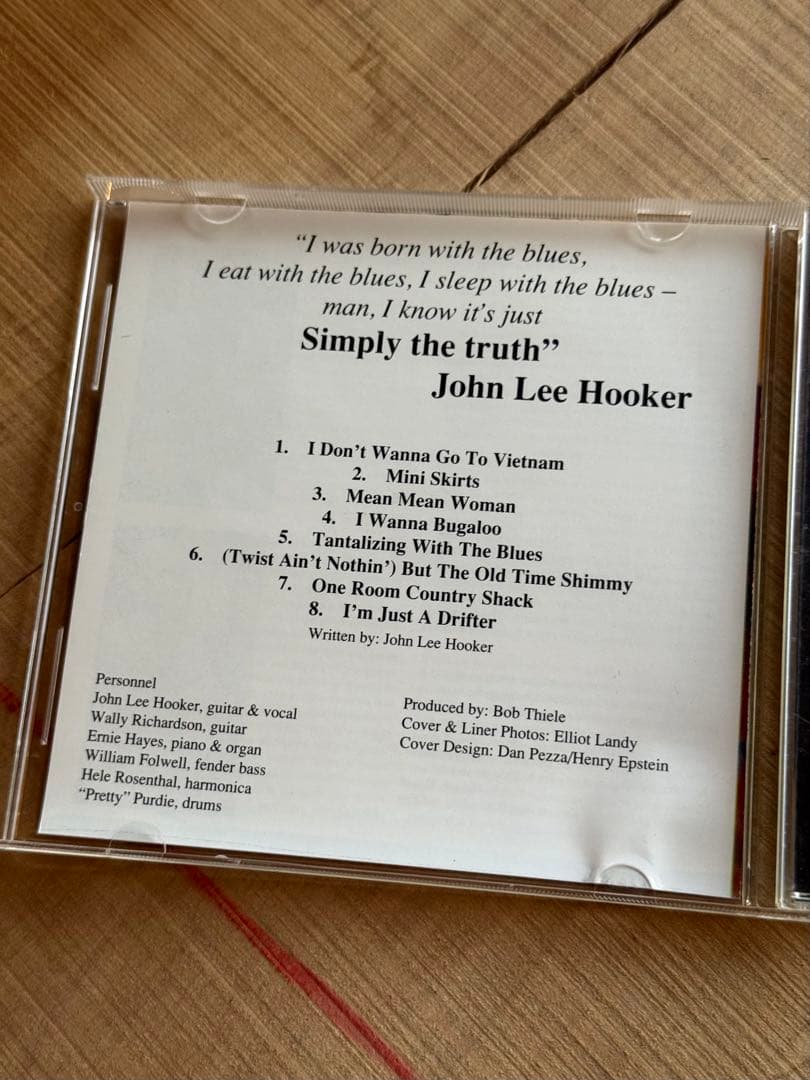John Lee Hooker Simply the Truth 輸入盤