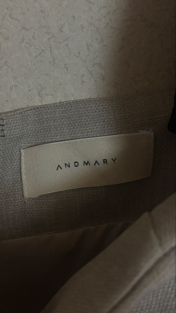 a*a様 ANDMARY Ann ribbon pleats dress ベージ
