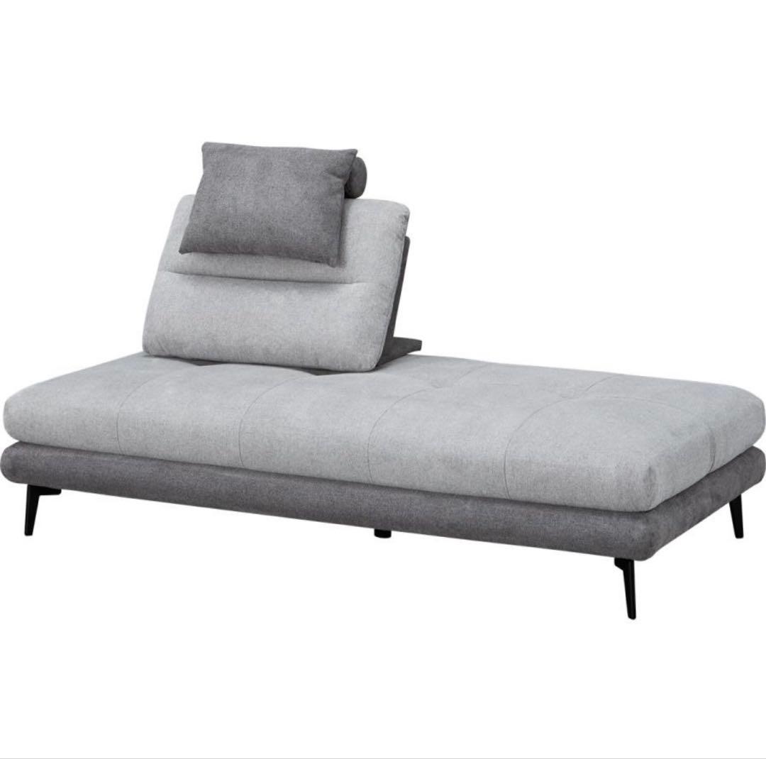 【美品】ニトリ　布張りソファベッド(MB07 GY) 3人掛け （最終値下げ）