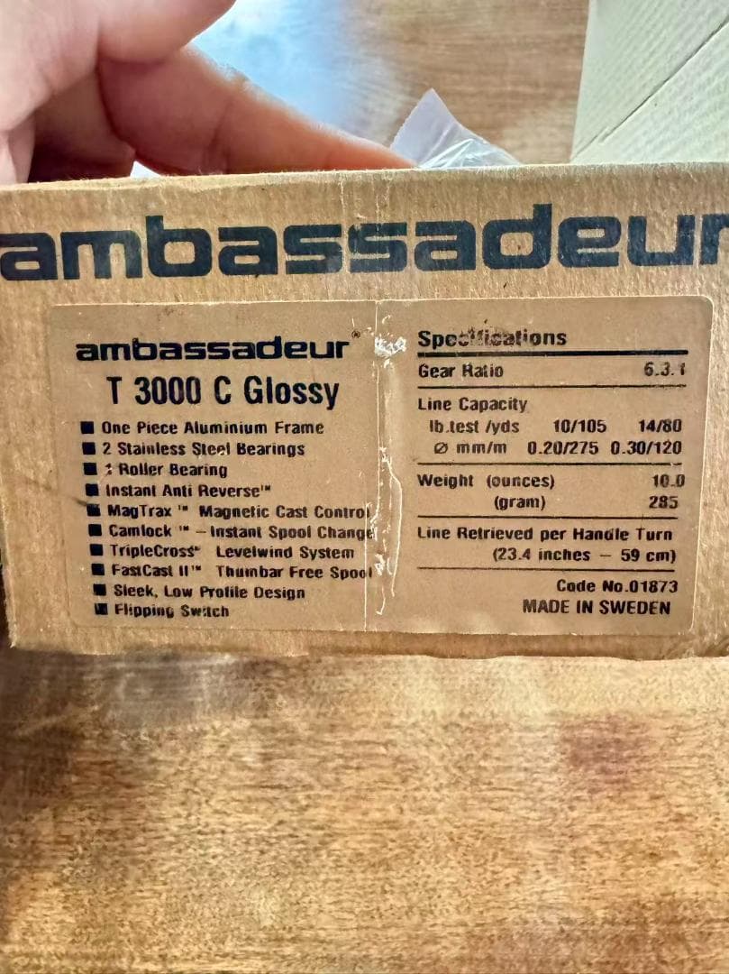 Abu Garcia ambassadeur T3000C Glossy 未使用