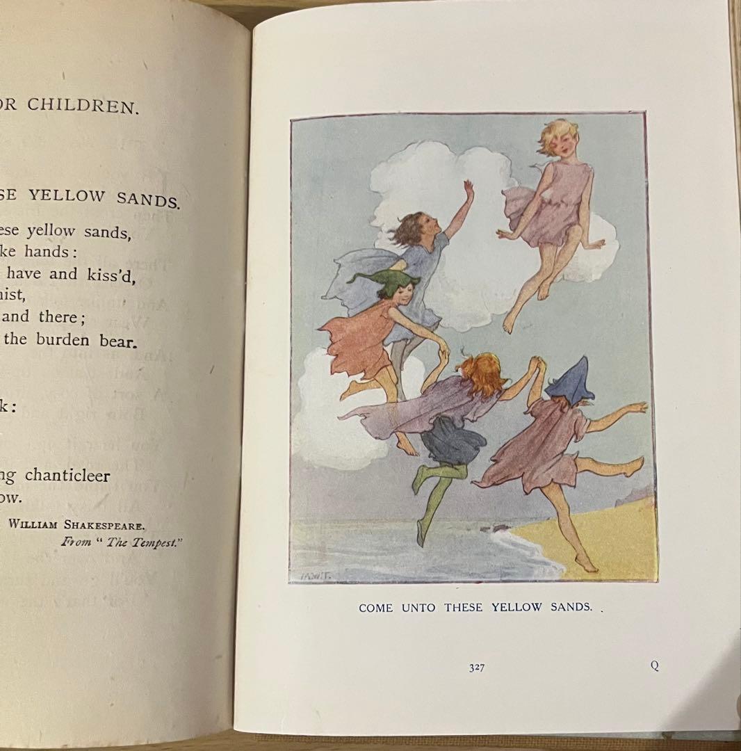 No234 アンティーク 古書 洋書 絵本 児童書 詩 マーガレット・タラント