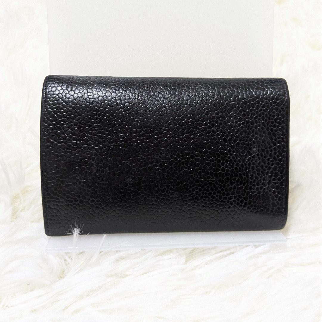 凛✨CHANEL シャネル　キャビアスキン　デカココ　6連キーケース