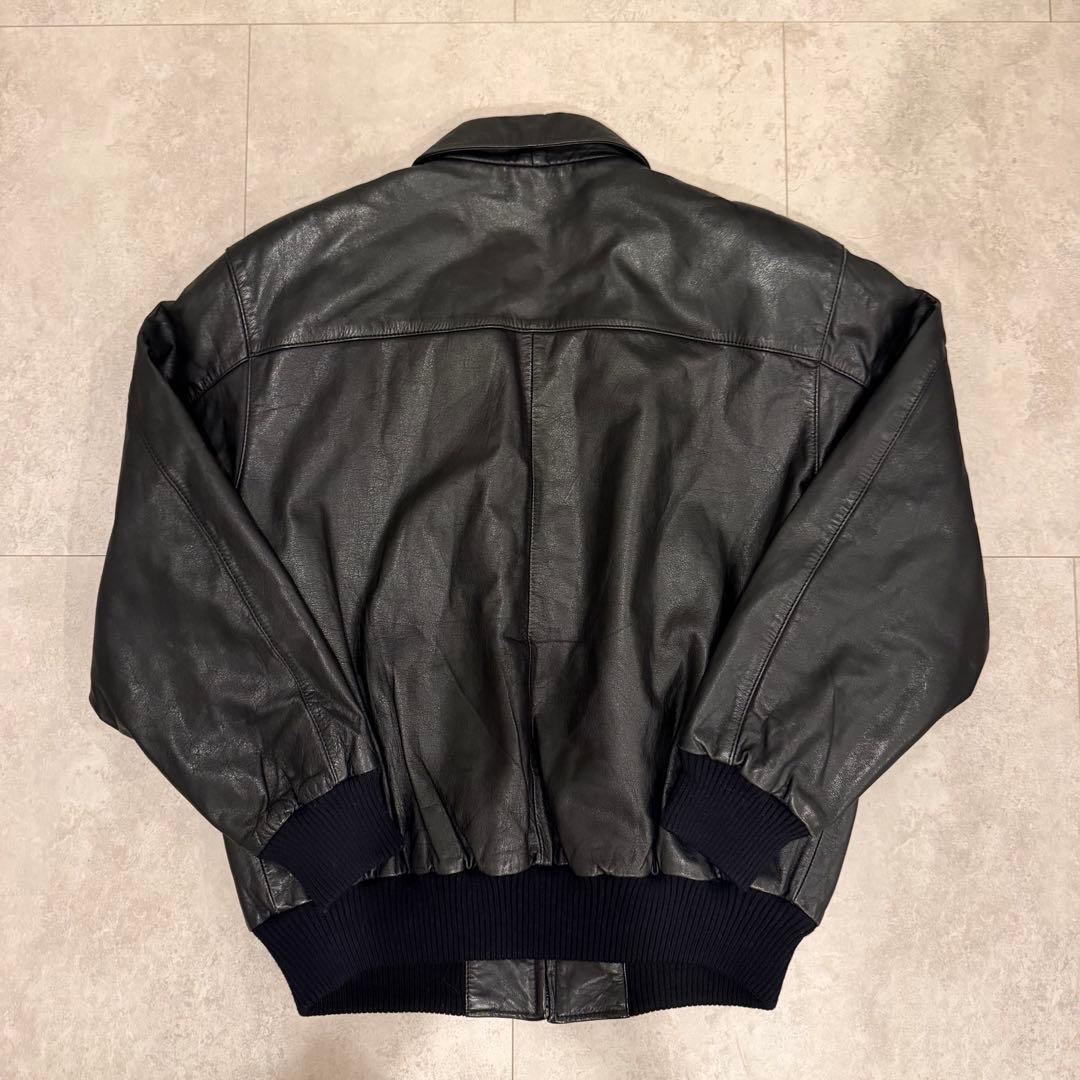 【80s】 type A-2 leather bomber jacket