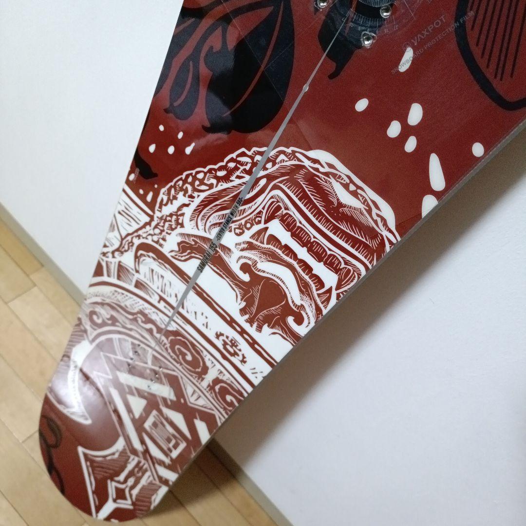 中古　22-23 眞空雪板等スノーボード板　モデル侍　155cm　グラトリ