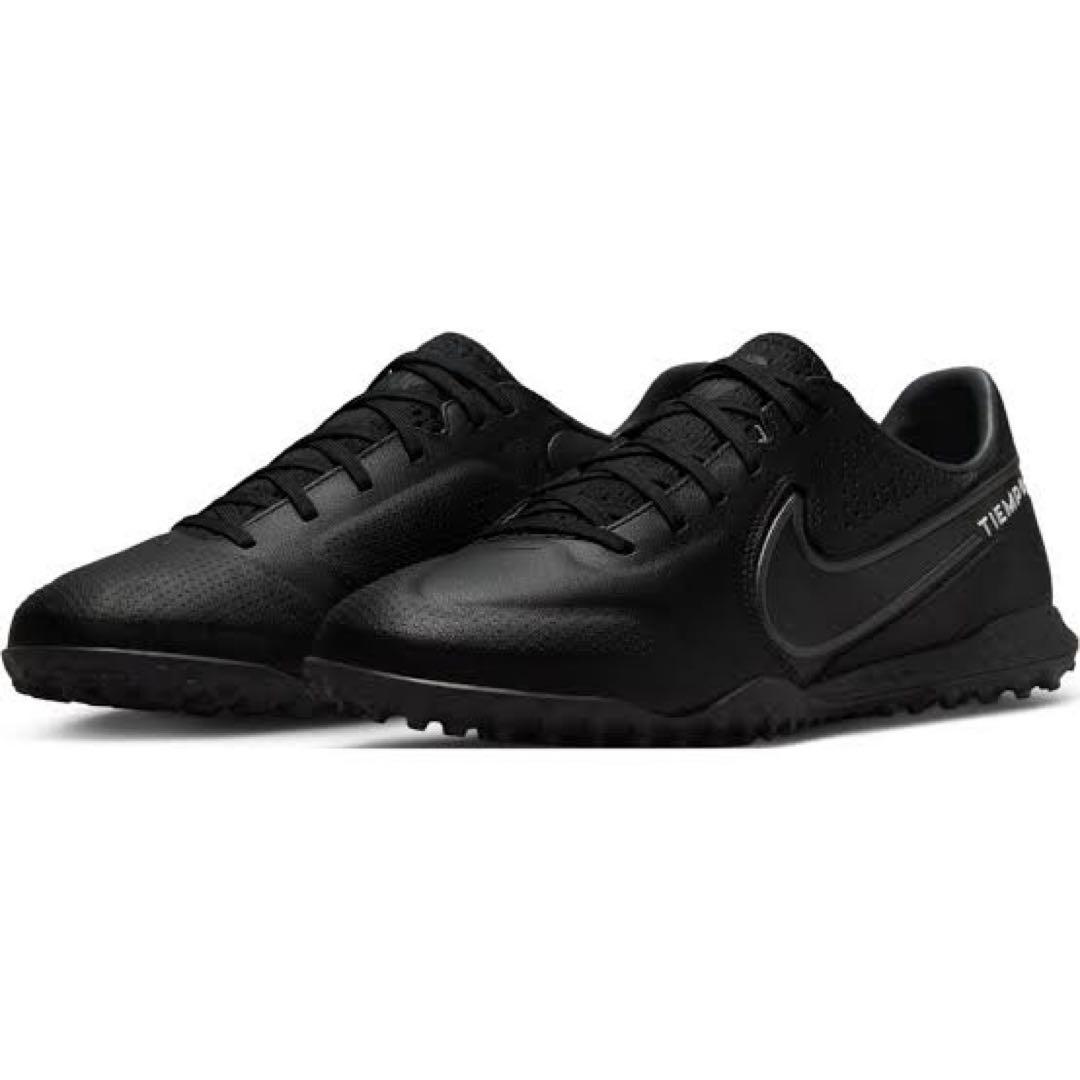 【美品】Nike Tiempo ブラック シューズ 27.0