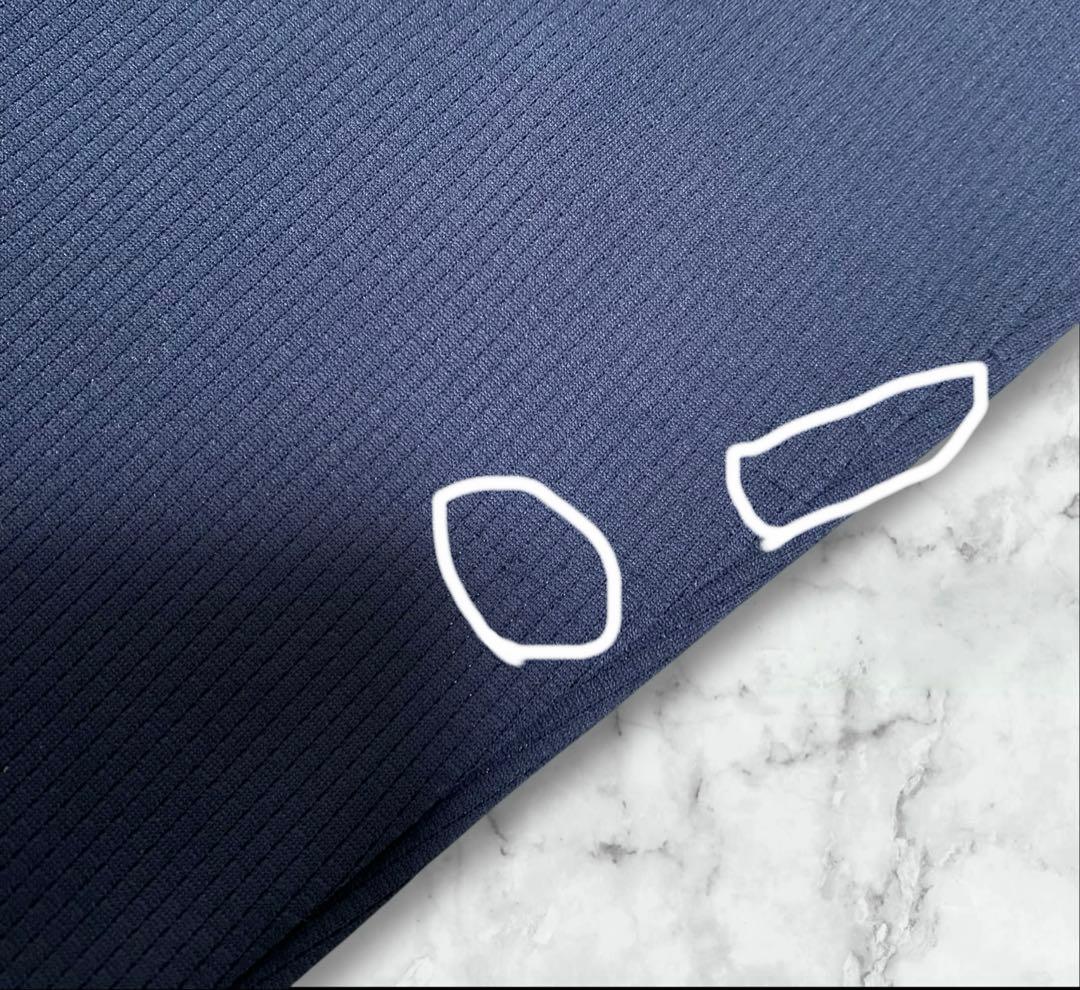 archivio GOLF バックフリル　長袖トップス　NAVY 38