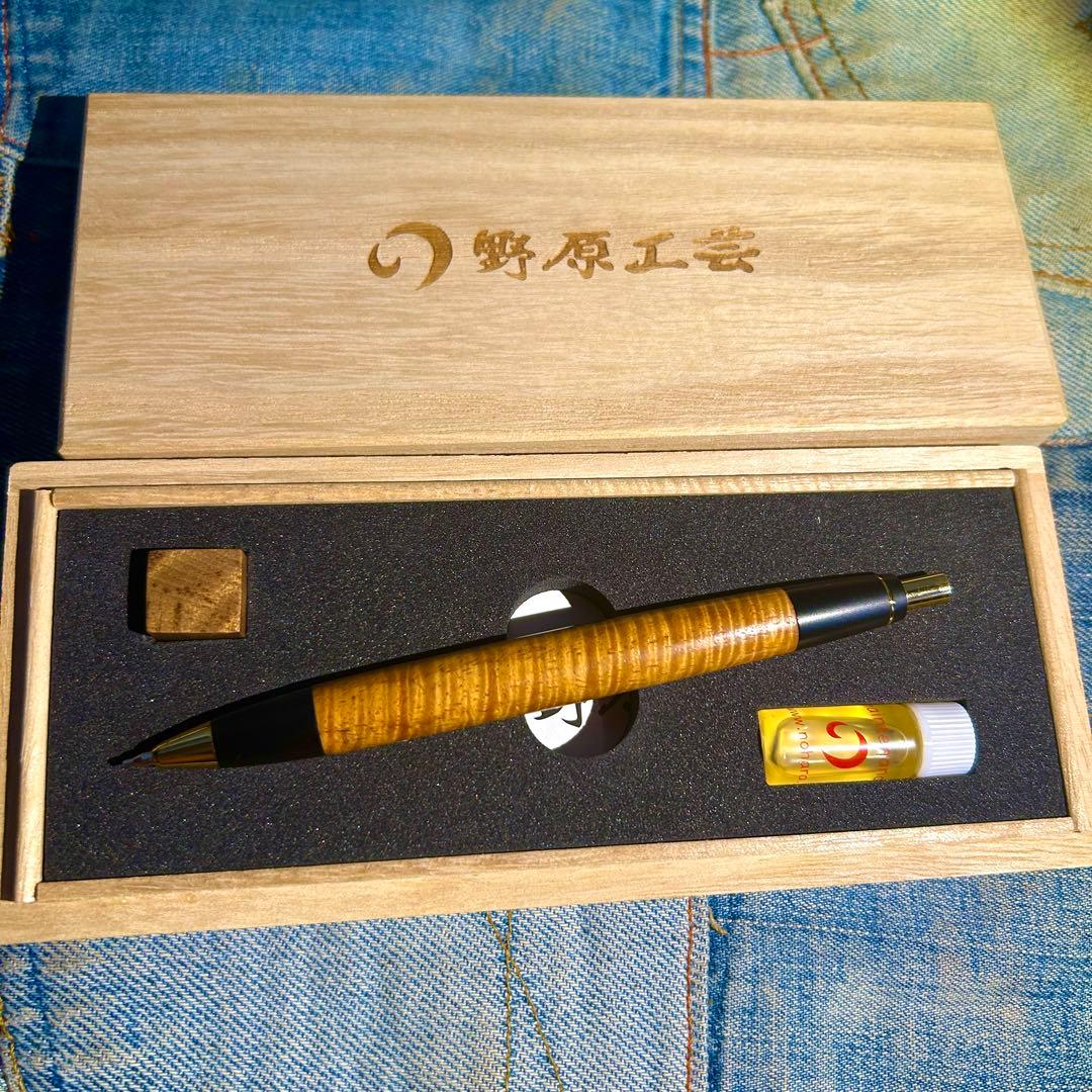 野原工芸 ハワイアンコア マスターグレード シャーペン 本店限定 木箱