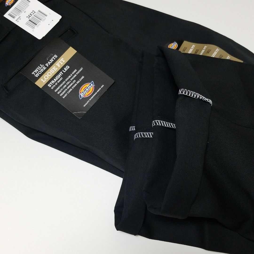 34×32【新品・未使用】ディッキーズ　ダブルニー　85283　・BLACK・