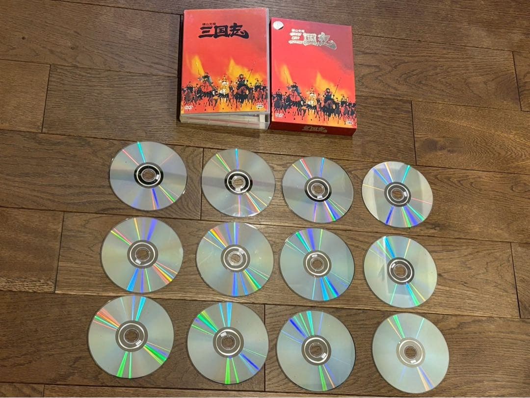 90s希少レア 横山光輝三国志 アニメDVD全巻セット 12枚47話