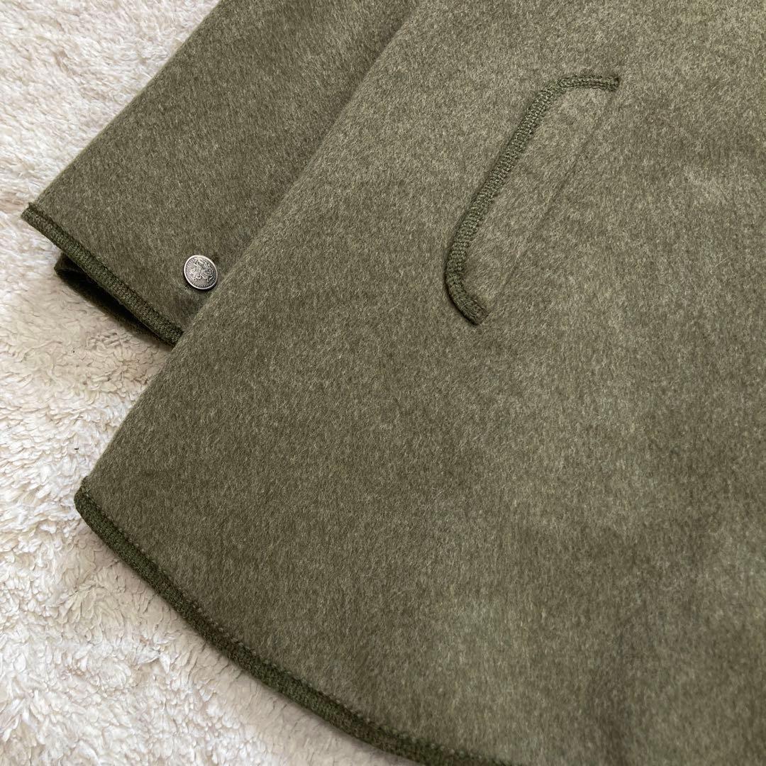 未使用級✨steinbock　ポンチョ　ローデンケープコート　ボタン