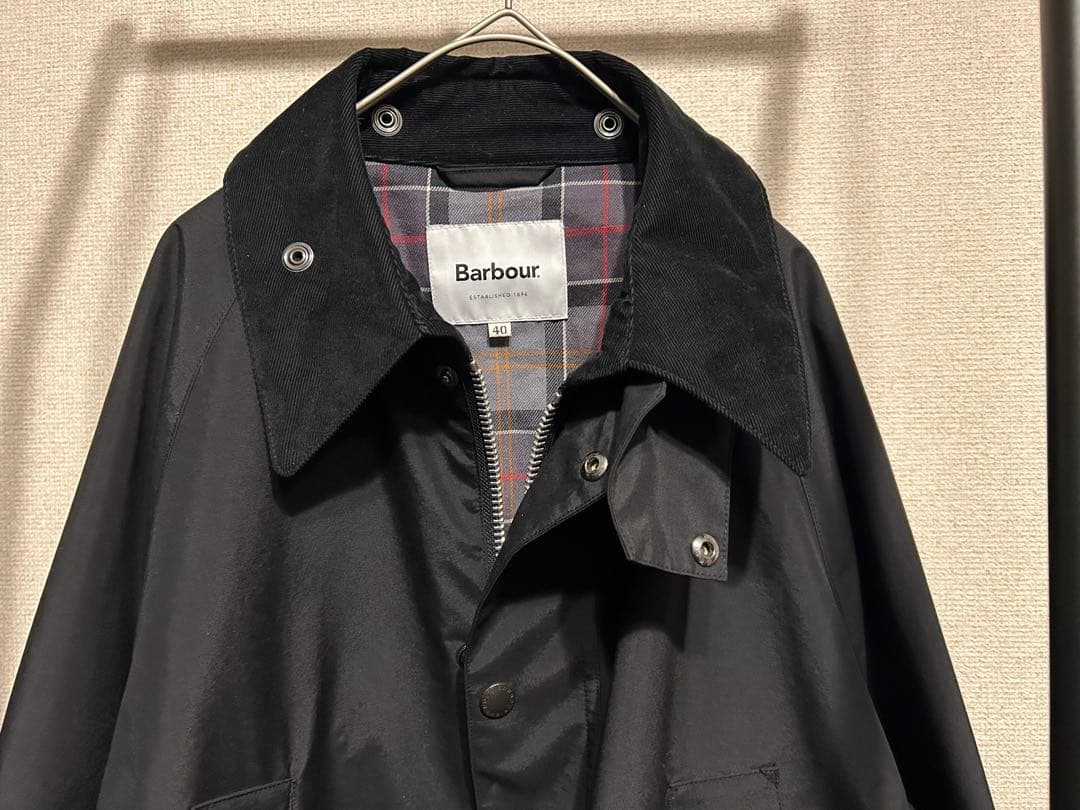 【美品】Barbour バブアー / OS BEDALE サイズ40 ブラック