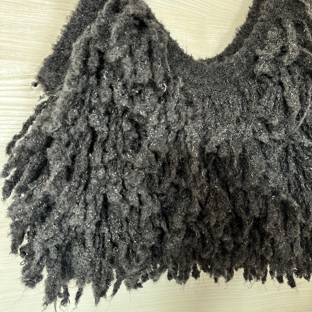 anuke Fringe Knit Bustier アンヌーク フリンジビスチェ