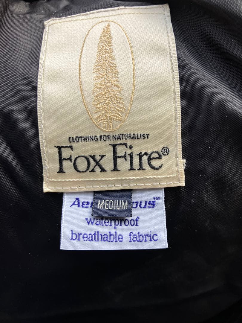 Fox Fire フィッシングスーツ ブラック 上下セット