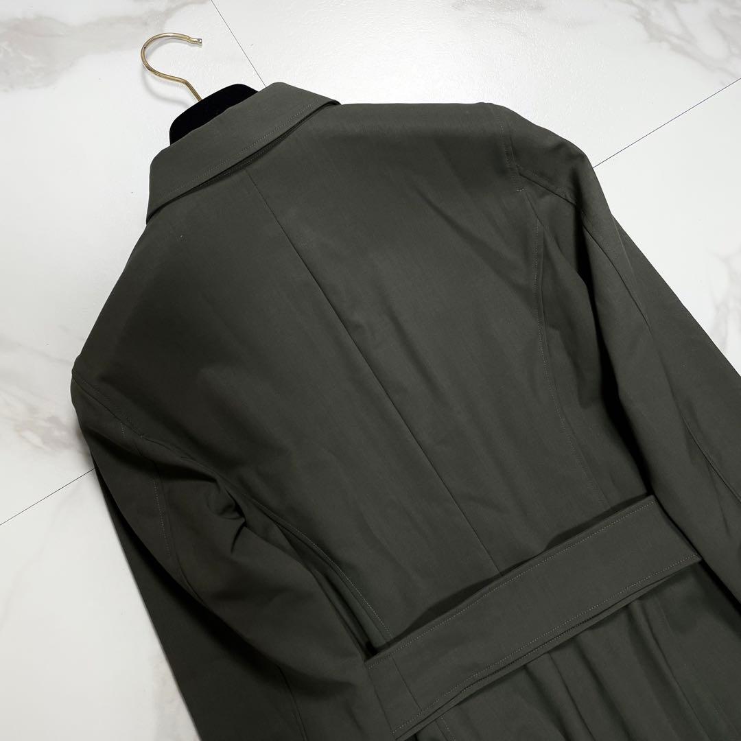MaxMara 最高級白タグ ベルテッドシャツワンピース バージンウール