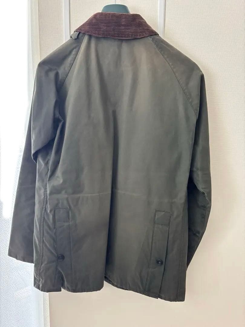【メンズ】定番Barbour クラシックワックスジャケット オリーブグリーン38