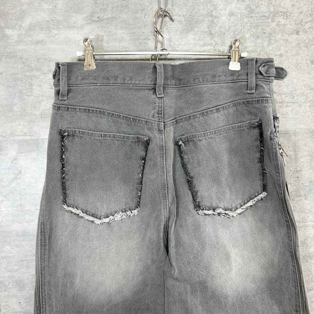 新品 GRANCY ジップデザイン　バニーデニム　　　13oz サイドジップ