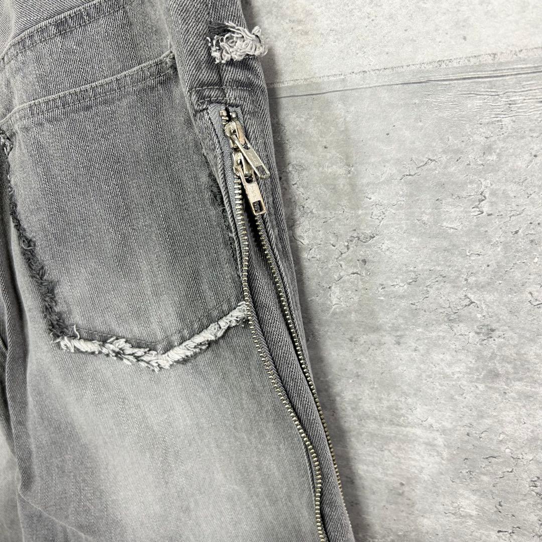 新品 GRANCY ジップデザイン　バニーデニム　　　13oz サイドジップ