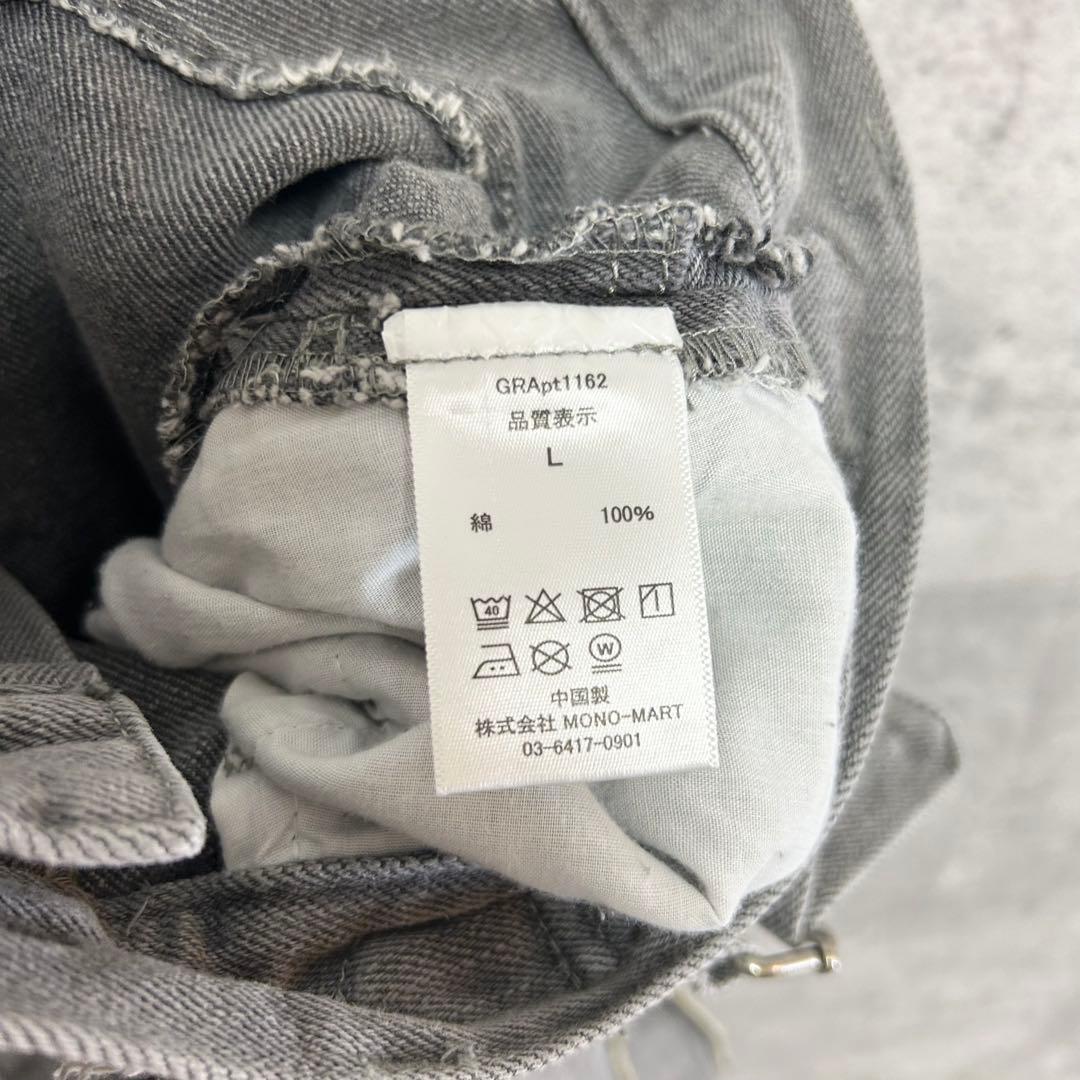 新品 GRANCY ジップデザイン　バニーデニム　　　13oz サイドジップ