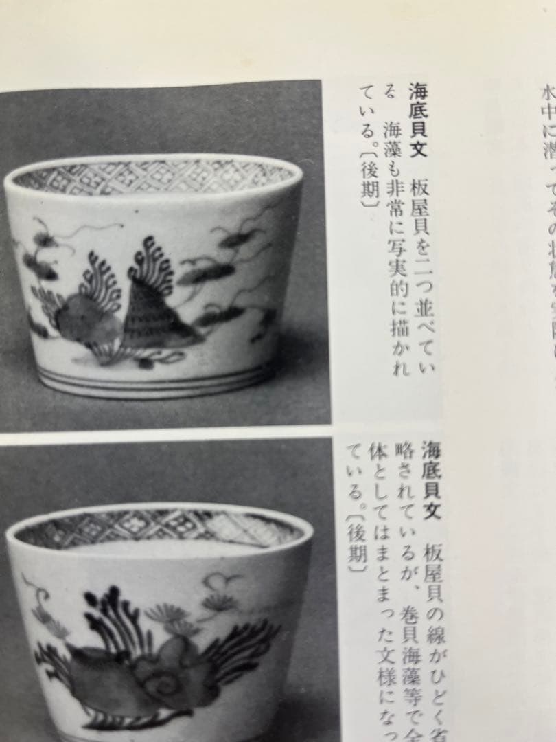 古伊万里　無傷完品　海底　貝　海藻　そば猪口　蕎麦猪口　そばちょこ　コレクション