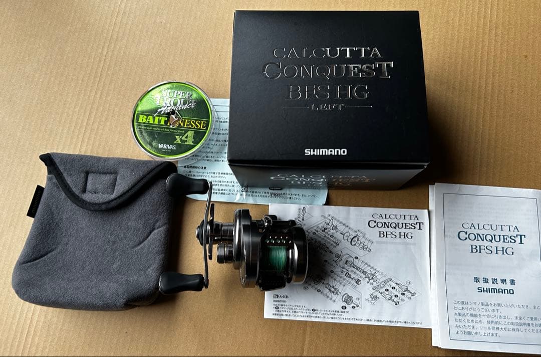 シマノ SHIMANO 17 カルカッタコンクエスト BFS HG 左 ベイト