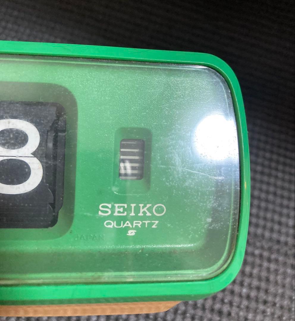 セイコー SEIKO 置き時計　パタパタ時計 QUARTS