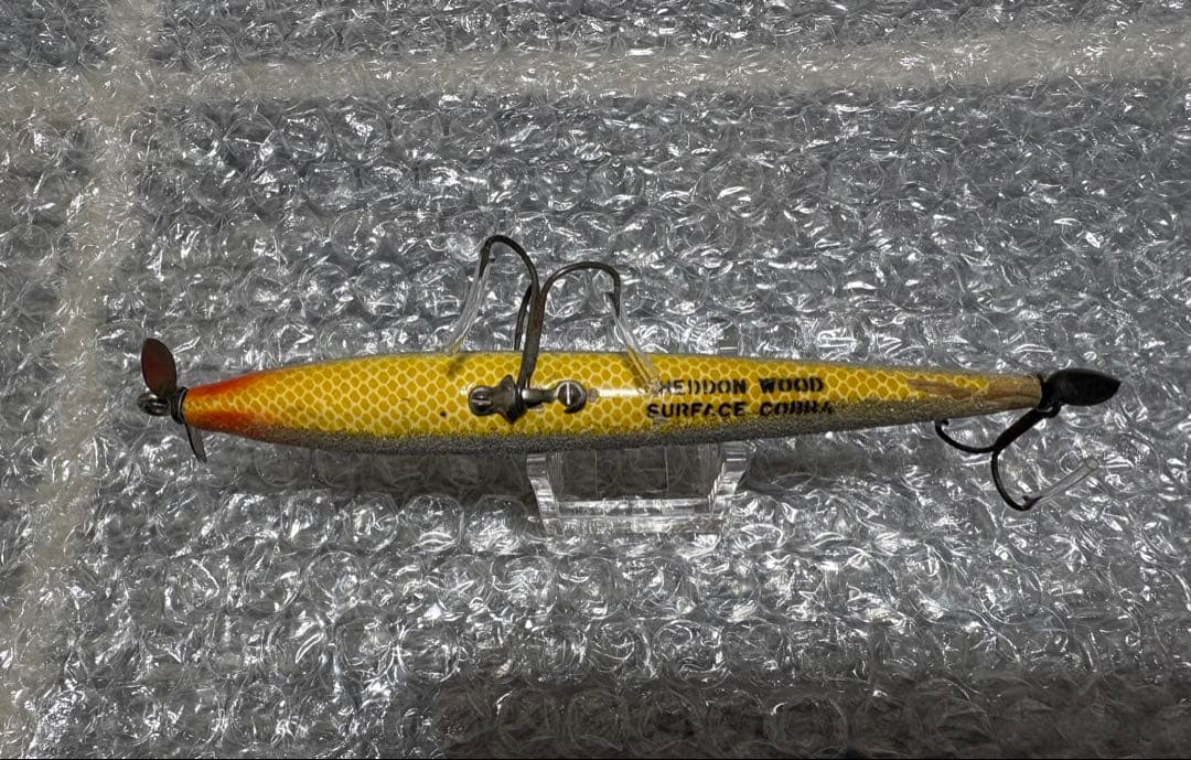 オールドヘドン　サーフェイスコブラ　レアカラー　ウッド　HEDDON COBRA