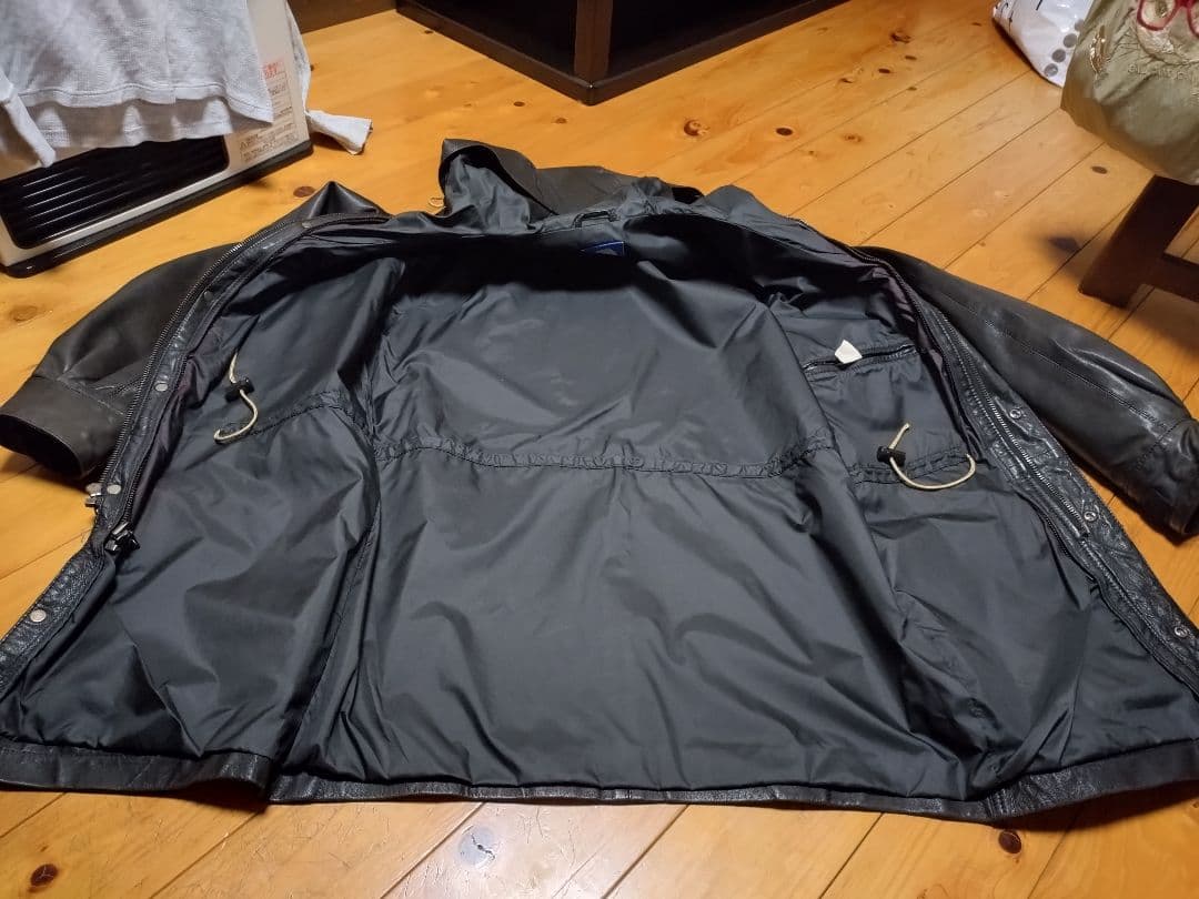 Sierra Designs フード付きレザージャケット　超ヴィンテージもの