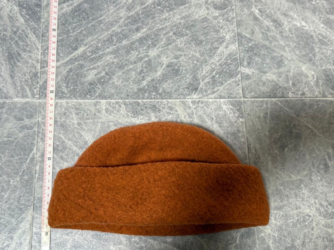HERMES MOTSCH エルメス モッチ アルパカ ニット帽 ビーニー 56