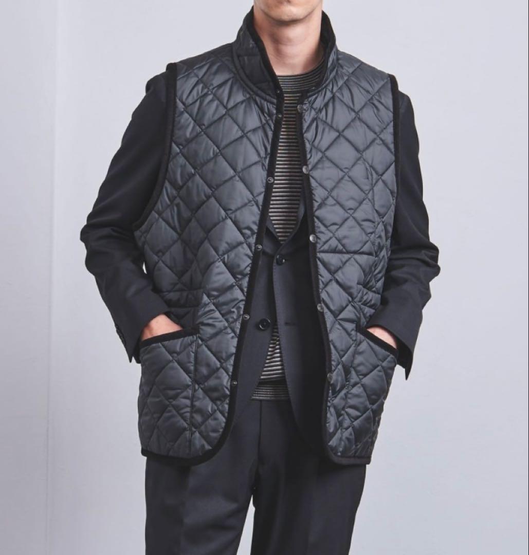 【別注】ユナイテッドアローズ LAVENHAM ミックフィールド ベスト